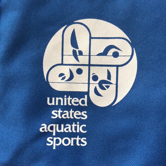 USAS United States Aquatic Sports canvas backpack knapsack book bag - Picture 2 of 16